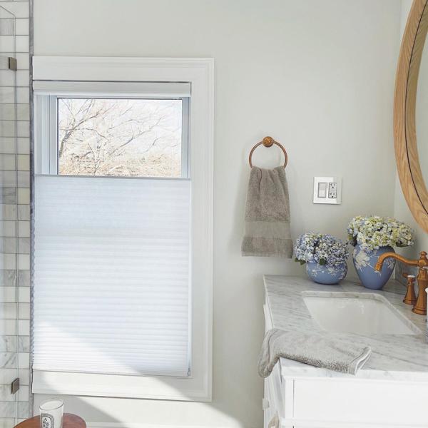 Privacy and light with top-down bottom-up cellular shades