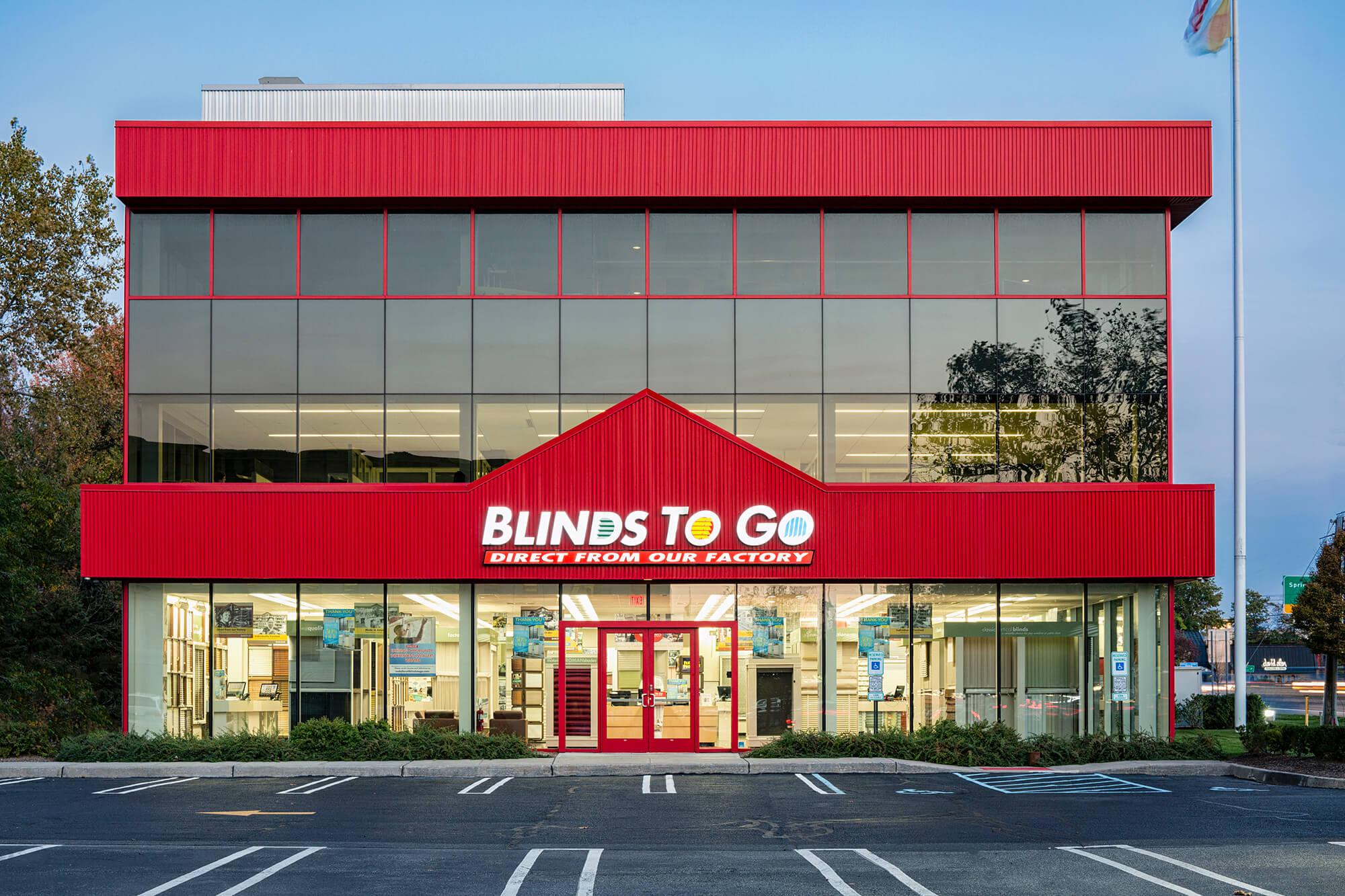 The Paramus Blinds To Go showroom at 101 Route 4 features blinds, shades, drapery, and shutters.