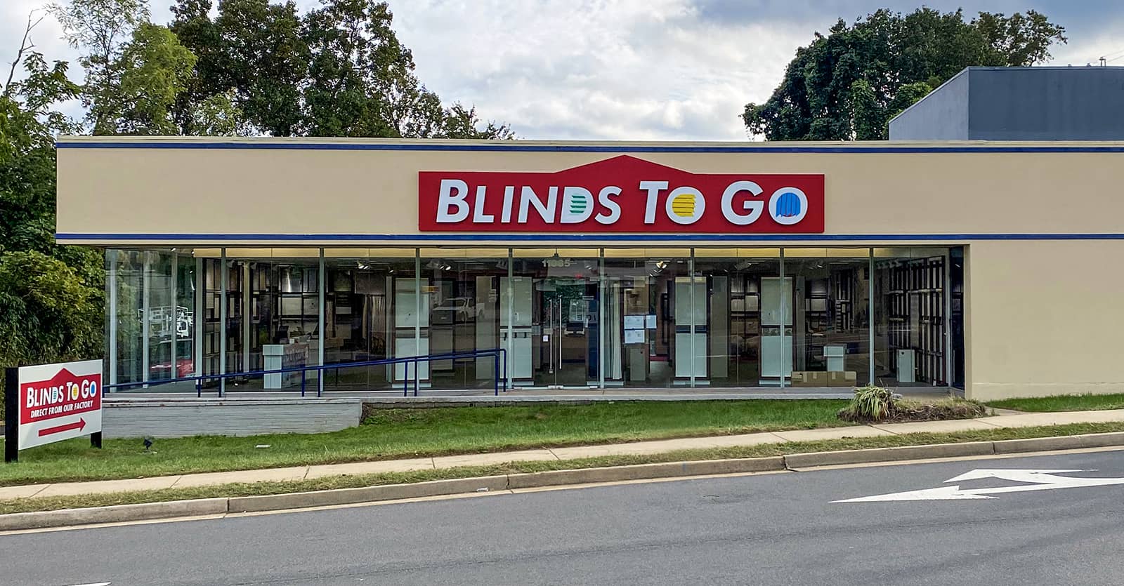 The Blinds To Go showroom, which serves the Fairfax, Virginia area.