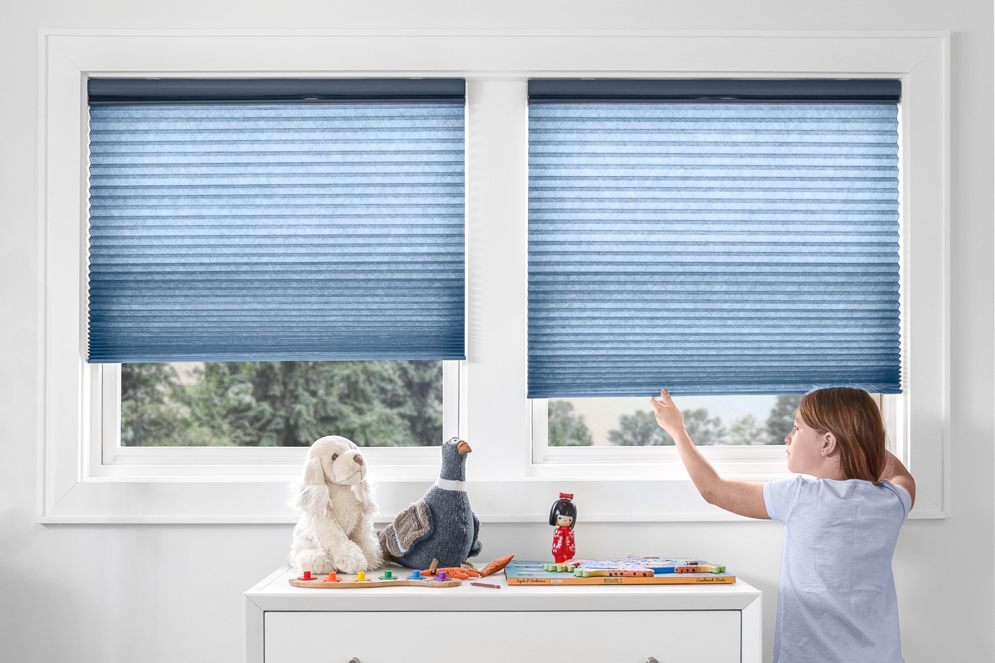 Light filtering cellular shades, stylish and energy-efficient