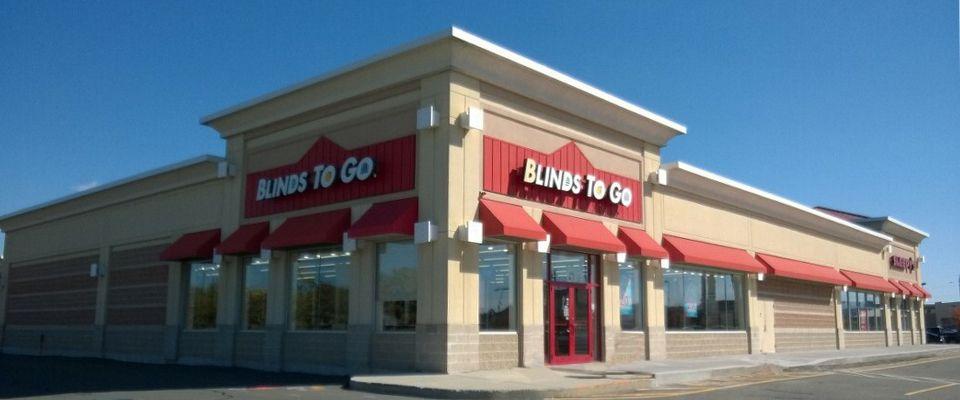 A Blinds To Go showroom, which serves Everett, Malden, and Revere.