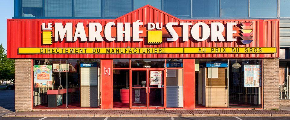Une salle de montre Le Marché Du Store qui dessert les régions de St-Jean-sur-le-Richelieu, Sherrington, et Phillipsburg.