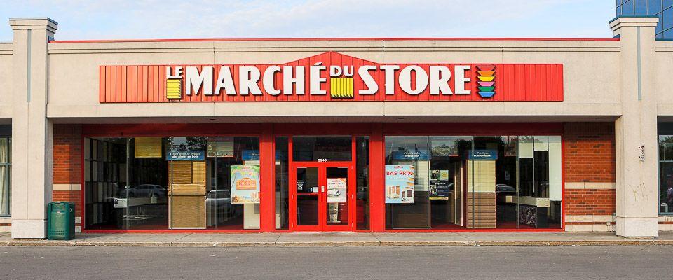 Une salle de montre Le Marché Du Store qui dessert les régions de Dollard-des-Ormeaux, Pierrefonds, Beaconsfield, et Veaudreuil.