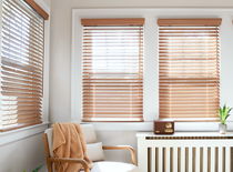 Sophisticated and Timeless Wood Blinds
