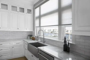 Custom window treatment project in Vienna, VA