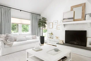 Custom window treatment project in Falls Church, VA
