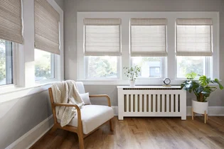 Custom window treatment project in Falls Church, VA