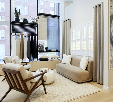Beige Drapery