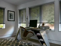 Aluminum Blinds in Home Office Aluminum Blinds in Home Office