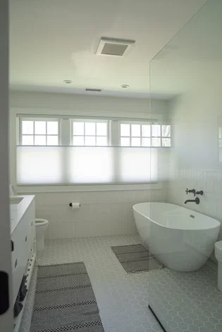Custom window treatment project in Vienna, VA