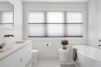 Cellular Shades in Bathroom Cellular Shades in Bathroom