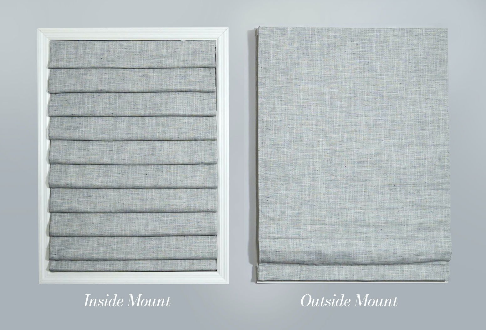 Inside Mount vs. Outside Mount Inside Mount vs. Outside Mount