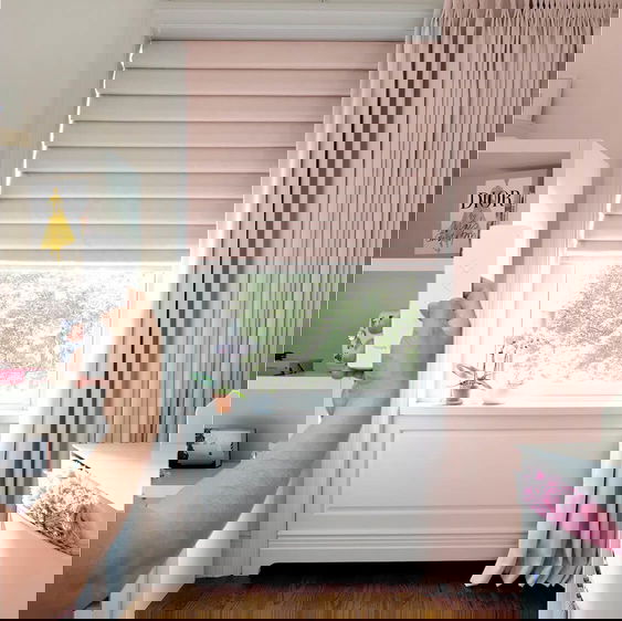 Motorized Roman Shades
