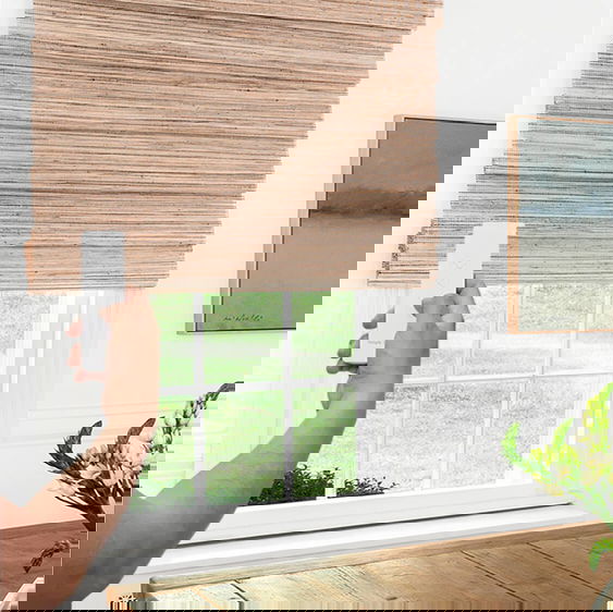 Motorized Woven Wood