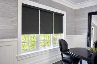 Custom window treatment project in Stoughton, MA