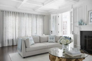 Custom window treatment project in North Attleboro, MA