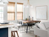 Wood Blinds in Dining Room Wood Blinds in Dining Room