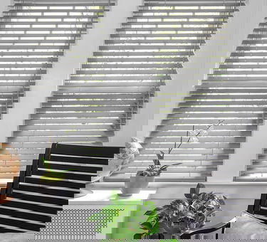 real wood grey biinds