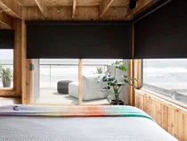 Roller Shades in Bedroom