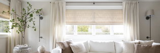 custom roman blinds