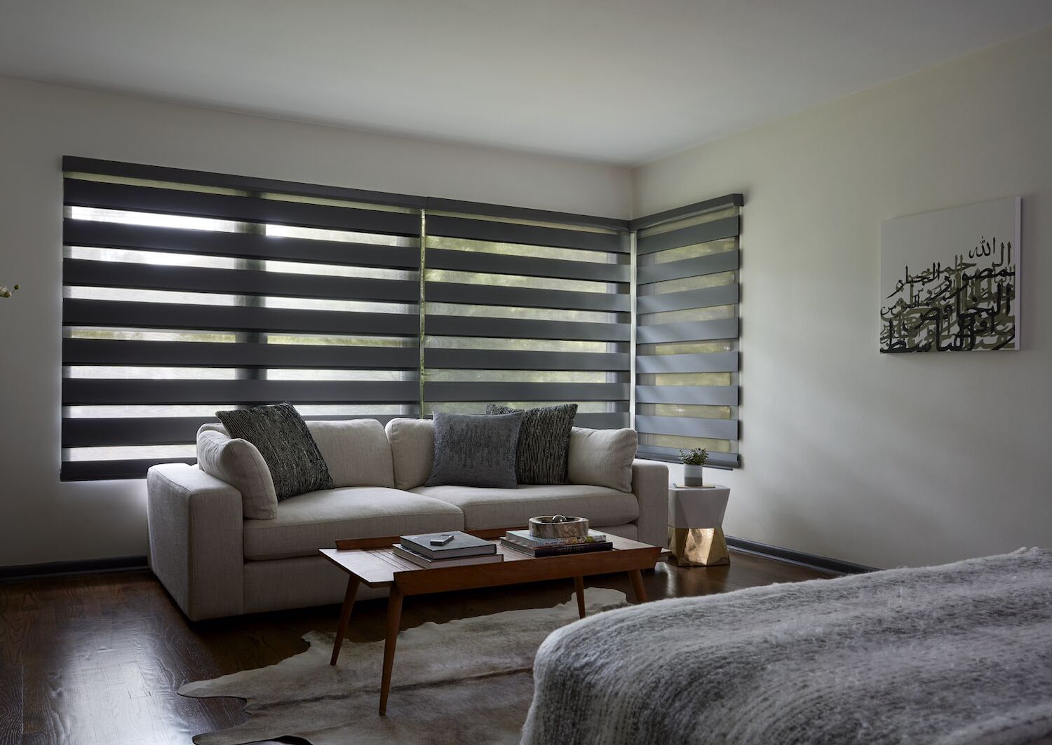 Room-darkening cascade sheer shades Room-darkening cascade sheer shades