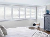 Shutters in Bedroom