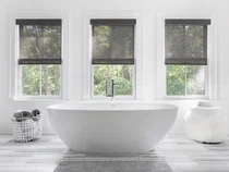 Solar Shades in Bathroom Solar Shades in Bathroom