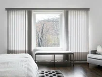 Vertical Blinds in Bedroom