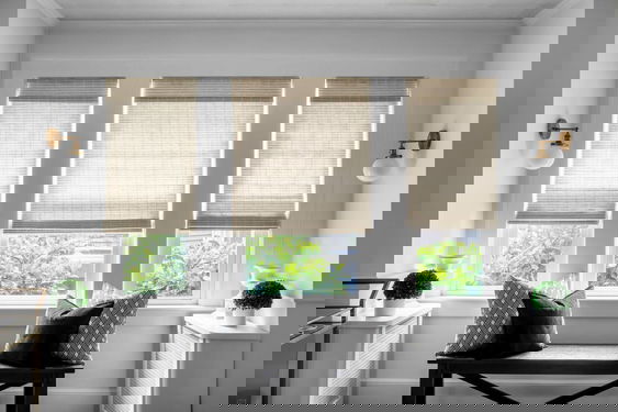 Flat Fold Woven Shades